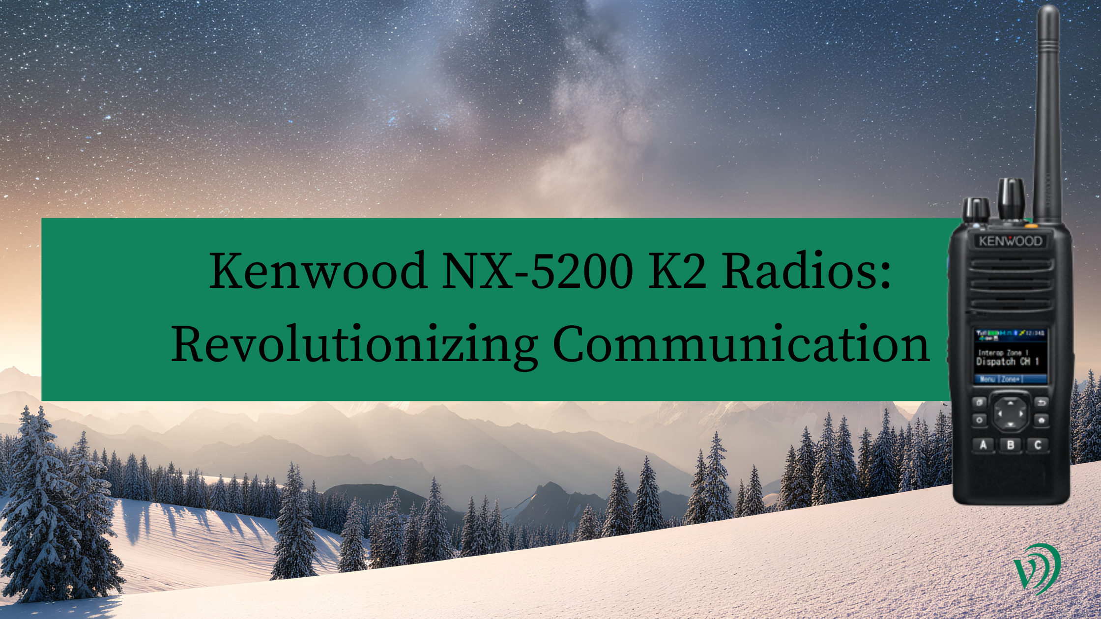 Kenwood NX-5200 K2 radio used for advanced digital communication